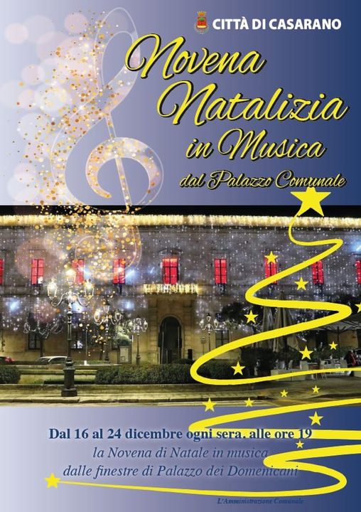 Novena natalizia dal Palazzo Comunale