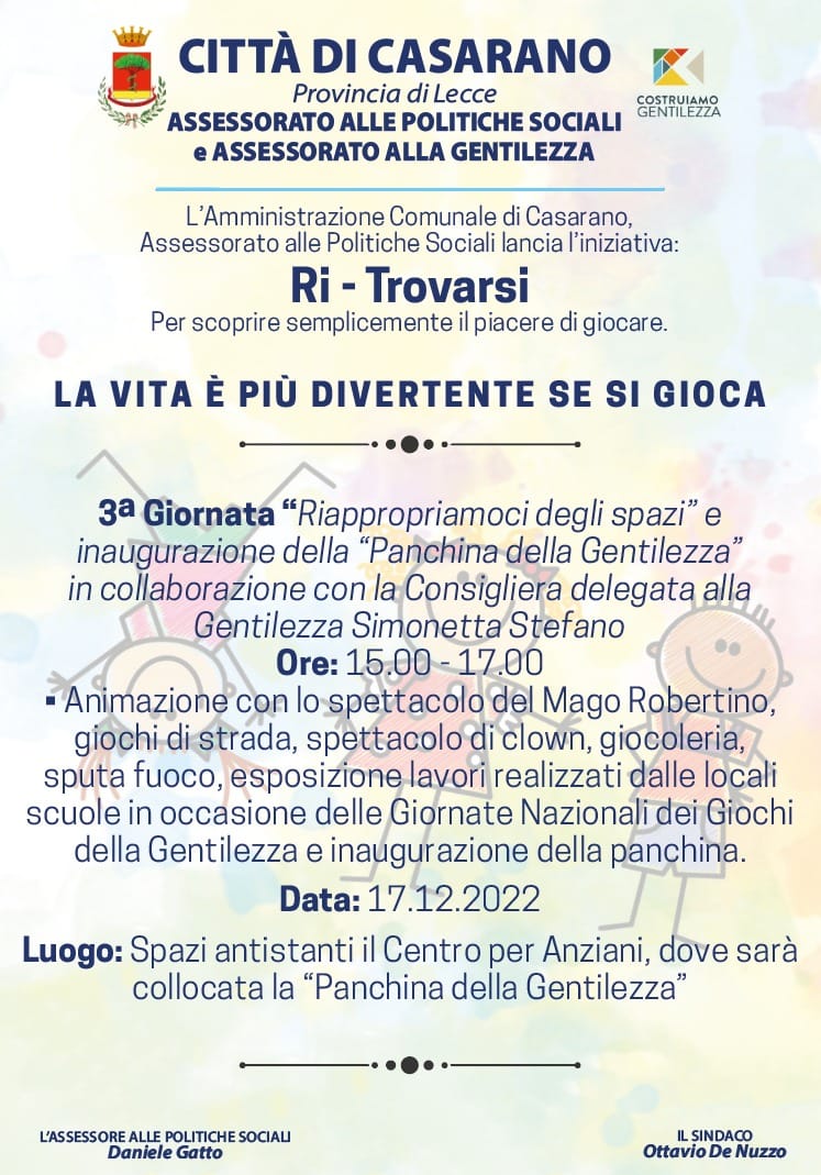 Tre appuntamenti destinati ai ragazzi per Ri-Trovarsi