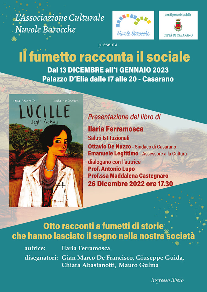 Il fumetto racconta il sociale. Iniziativa targata Nuvole Barocche