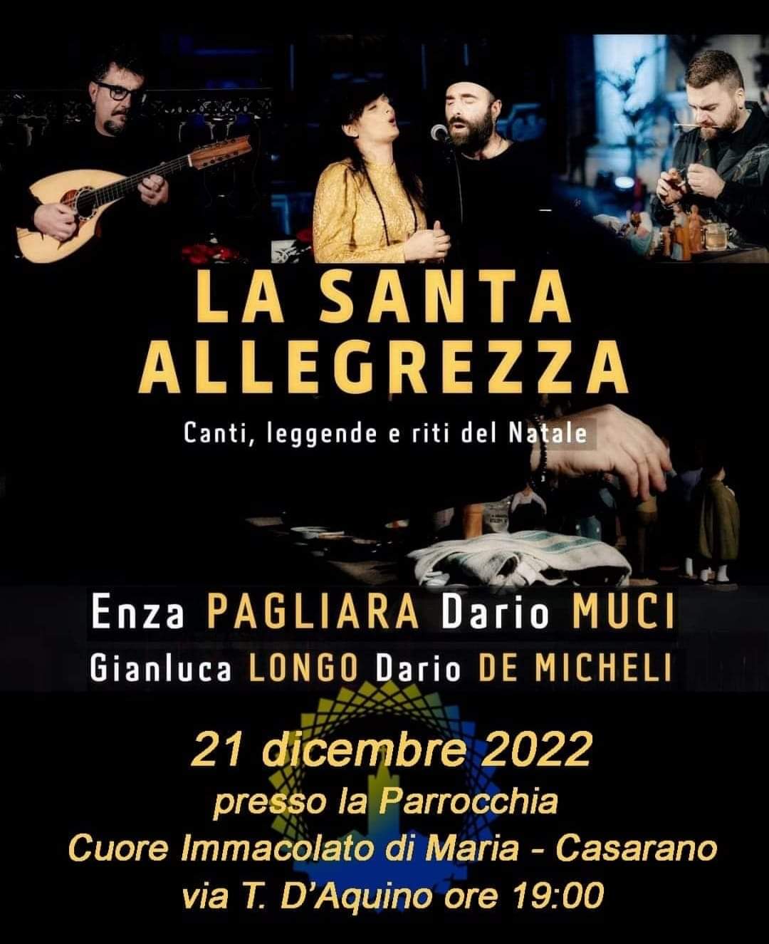 La Santa Allegrezza fa tappa nella parrocchia del Cuore Immacolato