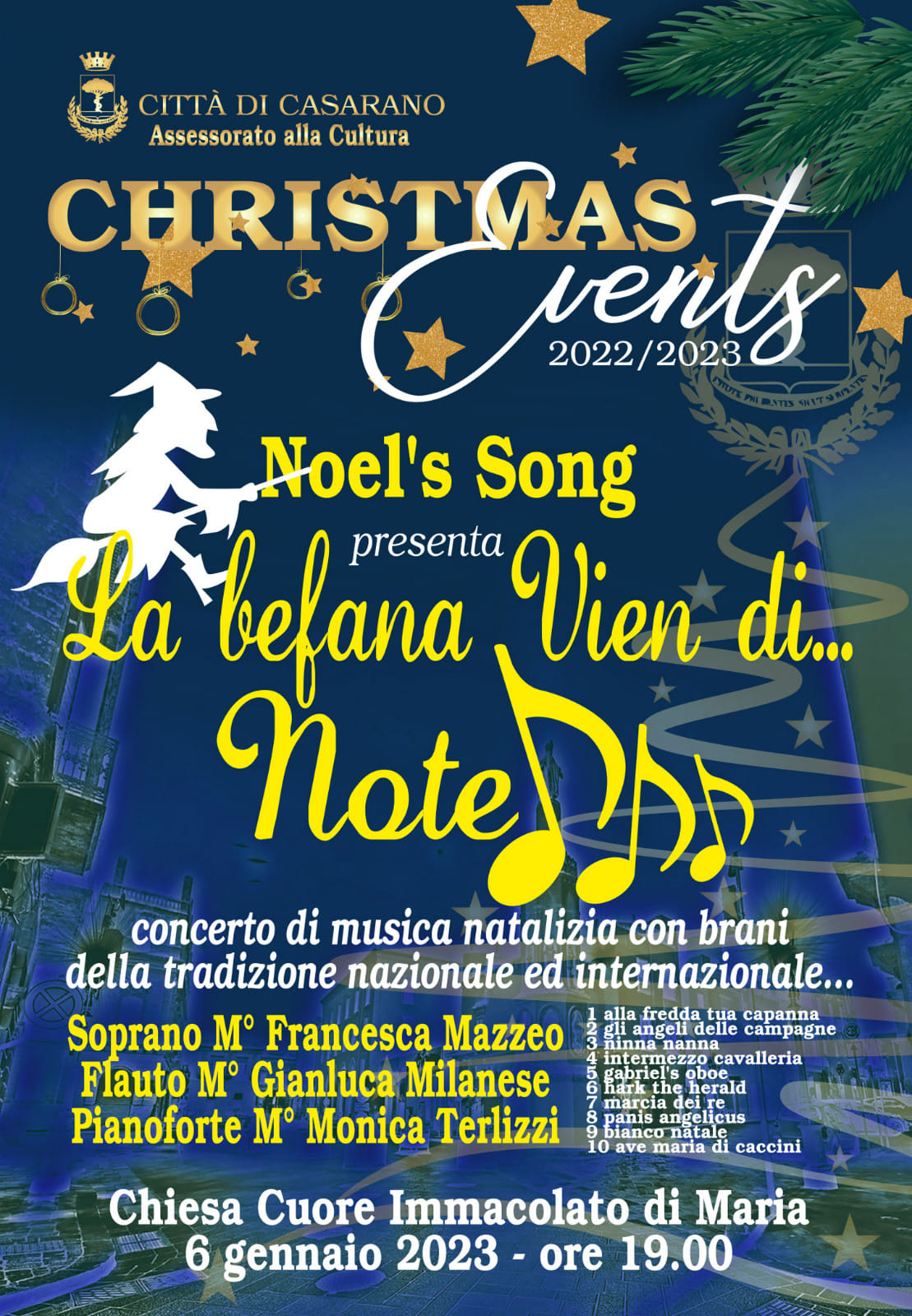 Epifania a suon di musica, con “La Befana vien di… note”