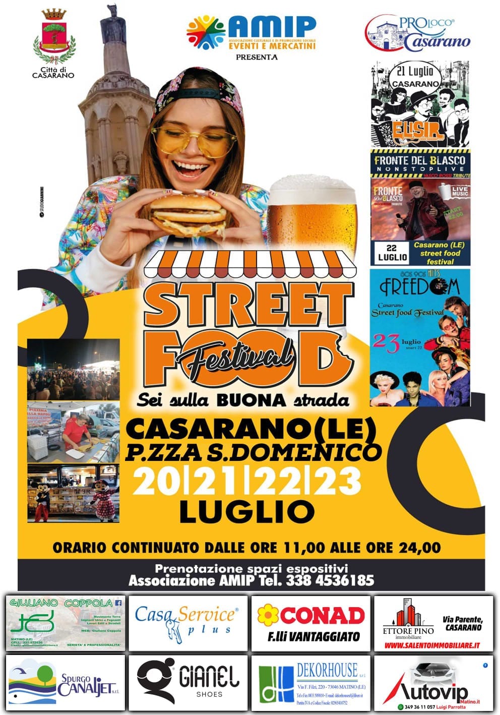 Street food: quattro giorni di festa per le strade della città