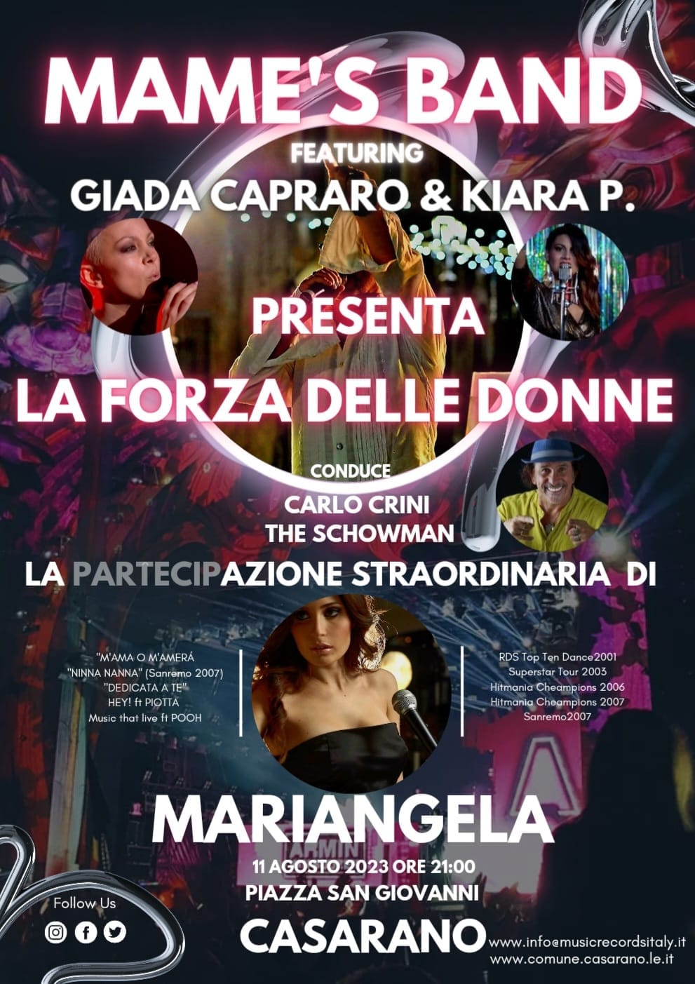 11 e 12 agosto: appuntamento con la “Mame’s band” e “Borgo sotto le stelle”