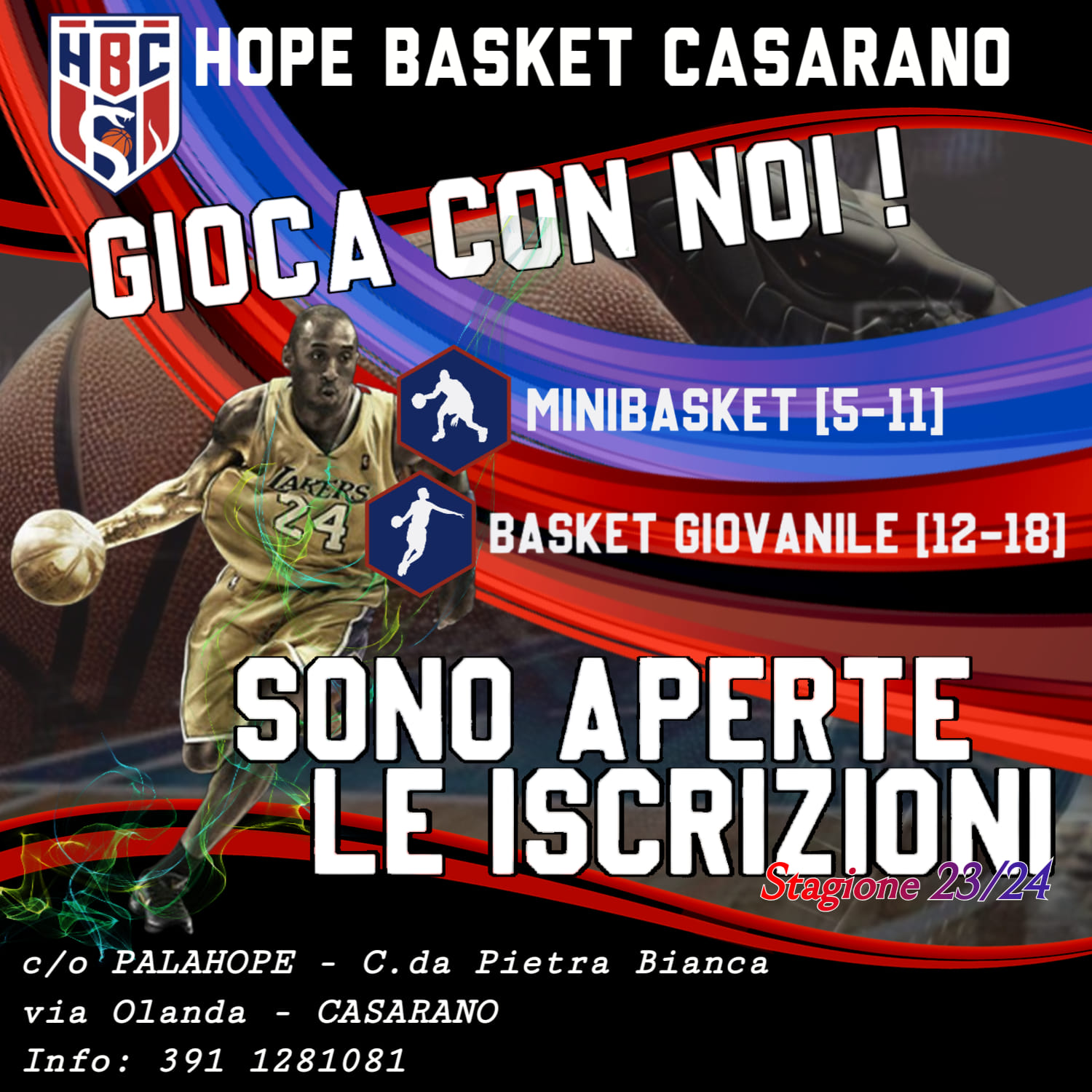 Ripartono le attività della Hope Basket Casarano