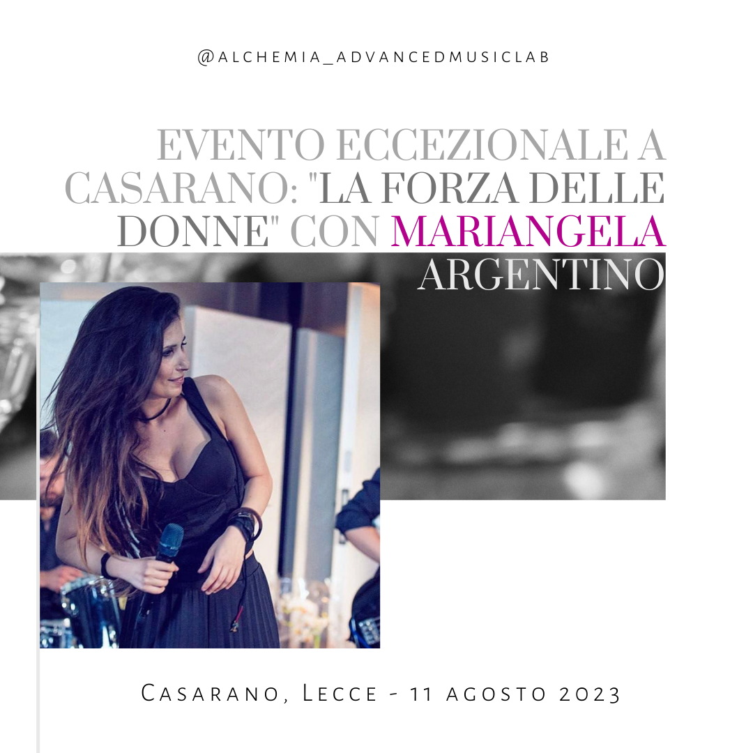 “La Forza delle Donne” con Mariangela Argentino, venerdì 11 agosto a Casarano 