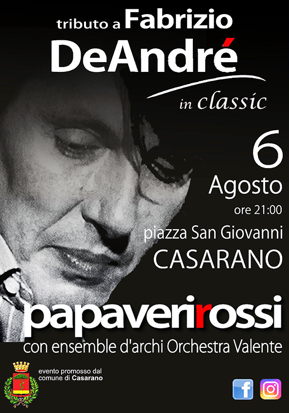 Papaveri rossi in concerto a Casarano