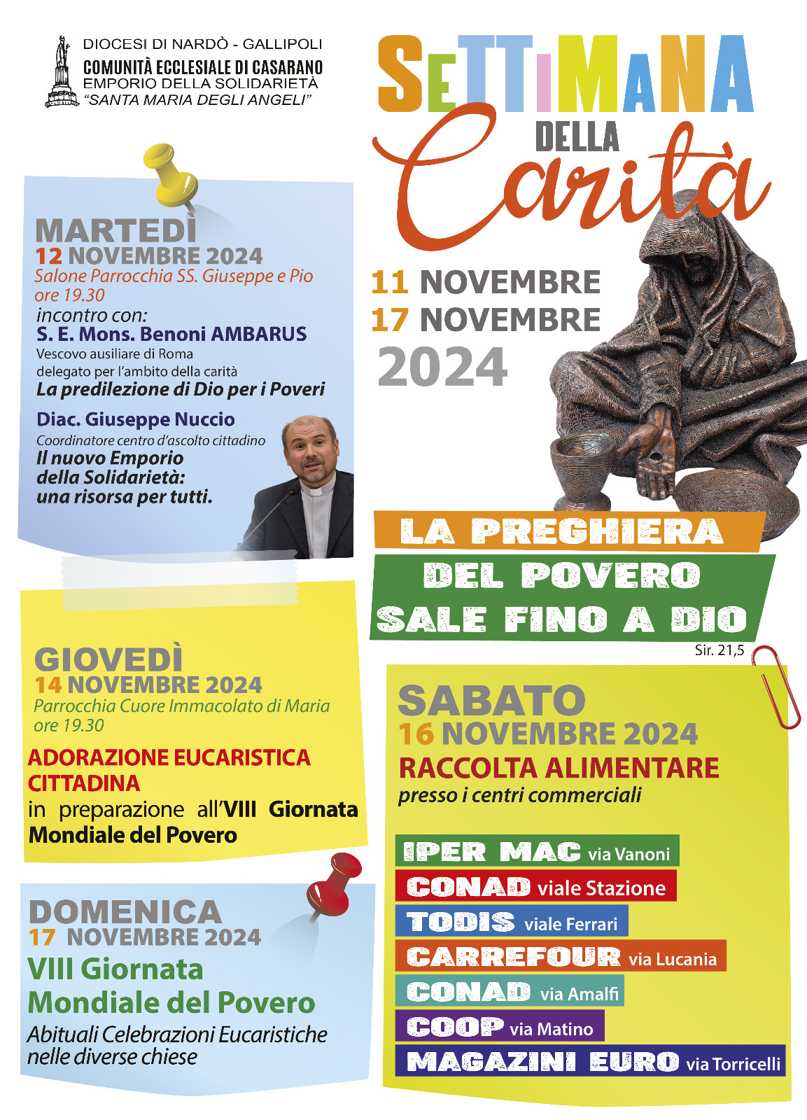 Una settimana all’insegna della comunione e della carità