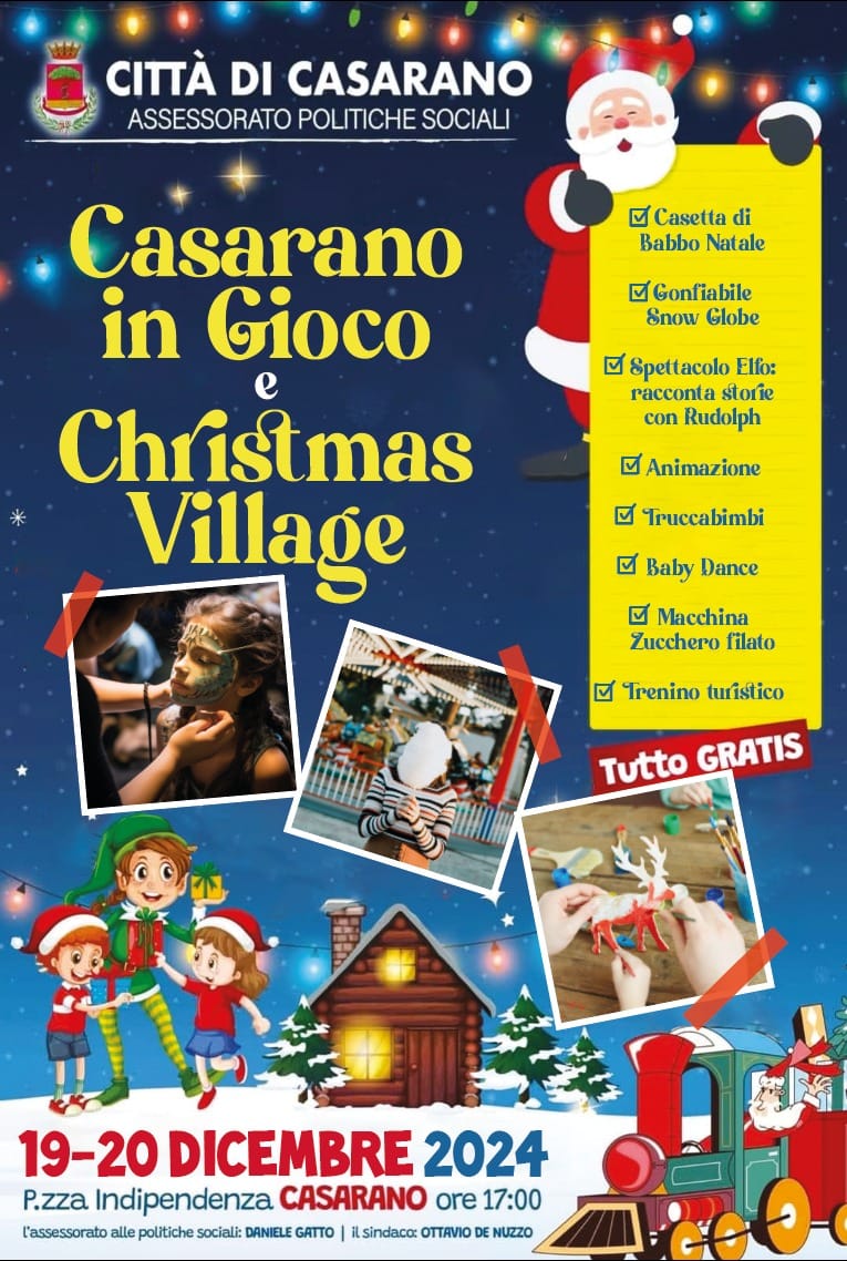 Casarano in gioco e Christmas Village