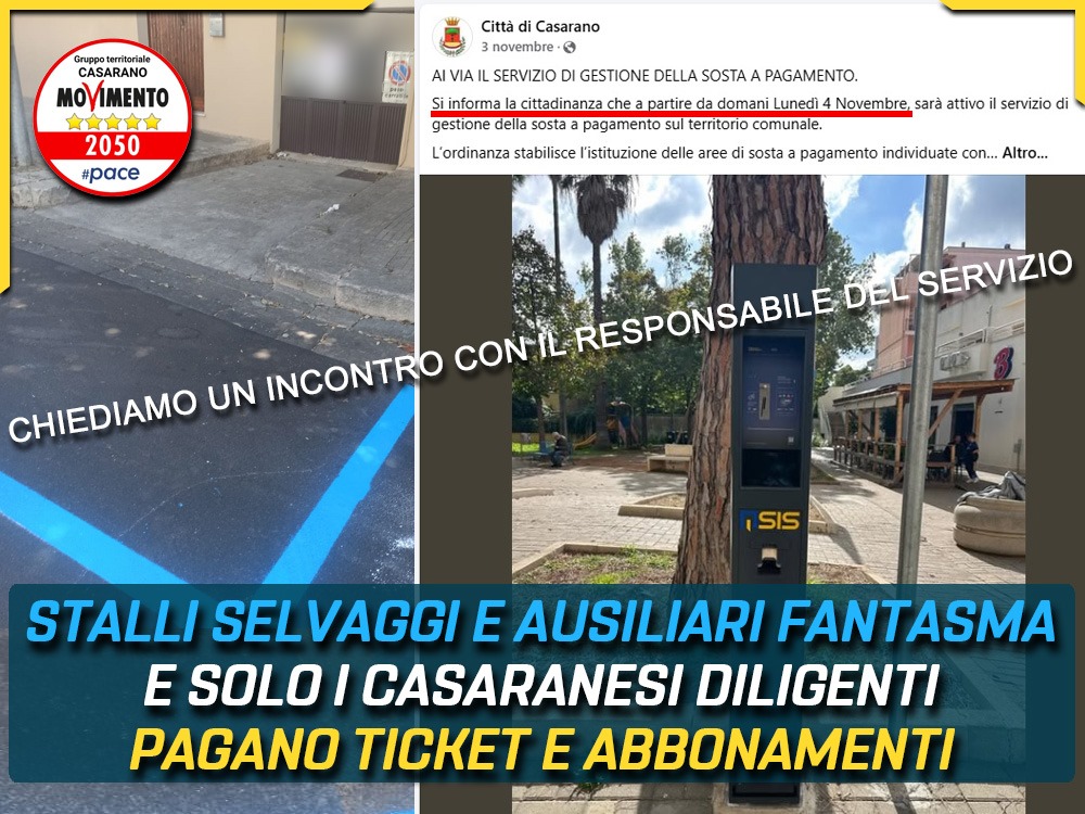 M5S: “Stalli selvaggi e ausiliari fantasma”