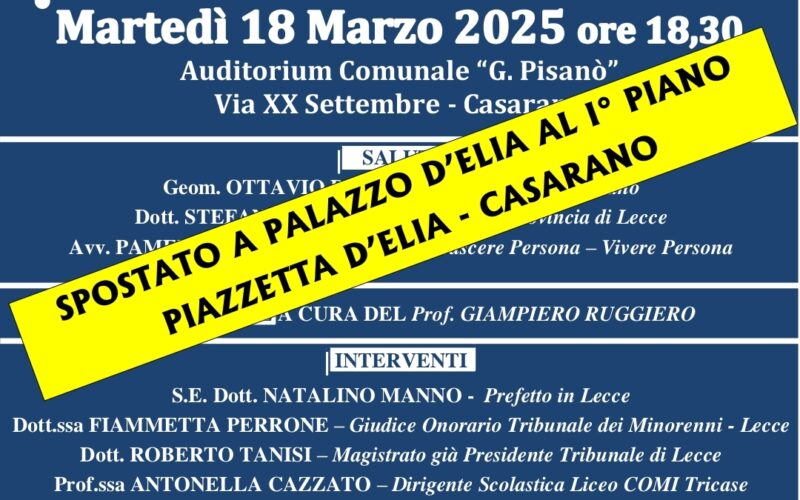 Disagi giovanili, se ne discute a Casarano in un’iniziativa targata Lions Club Casaranello
