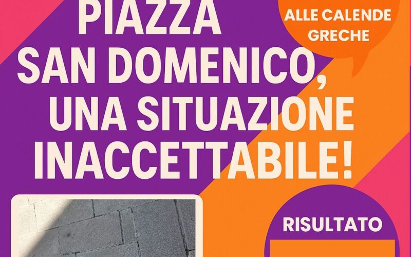 Mastroleo chiede lumi sui lavori di piazza San Domenico