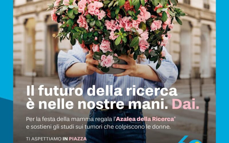 Casarano si tinge di rosa per la Festa della Mamma con l’Azalea della Ricerca AIRC