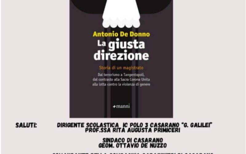 La legalità cresce tra i banchi di scuola: il Polo 3 ospita il magistrato Antonio De Donno
