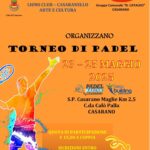 Beneficenza: Torneo di padel, domenica 25 maggio la finale. Evento organizzato da Lions Club Casaranello e Aido