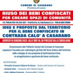 Riuso dei beni confiscati per creare spazi di comunità: incontro di progettazione con la cittadinanza