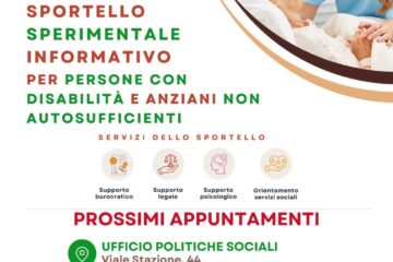 Al via lo sportello informativo per persone con disabilità e anziani non autosufficienti