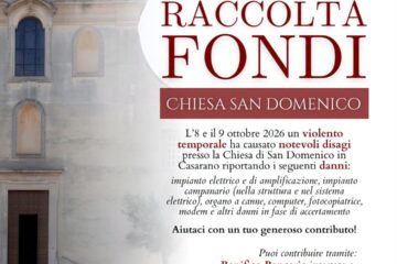 Violento temporale colpisce la chiesa di San Domenico: la comunità parrocchiale lancia una raccolta fondi
