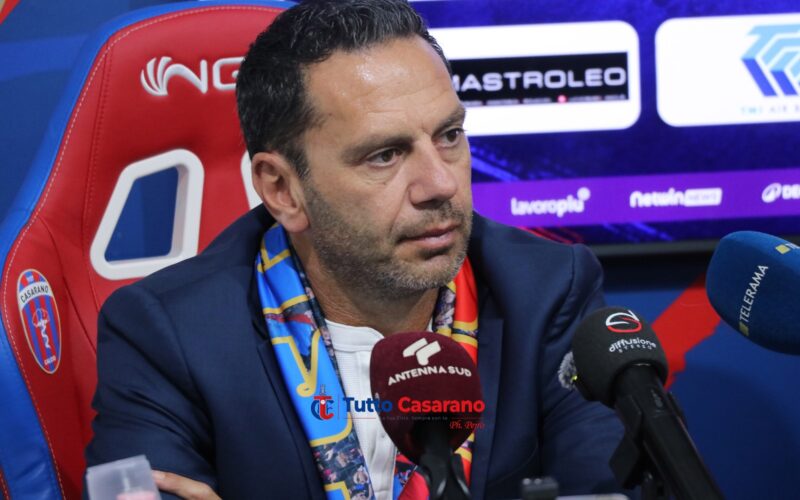 Crotone-Casarano, Zauri: «Non facciamoci condizionare dalla classifica»
