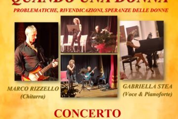 Rinviato a giovedì 29 ottobre il concerto “Quando una Donna” all’Auditorium Pisanò
