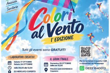 Colori al Vento, al via la prima edizione: laboratori e grande volo di aquiloni per i bambini